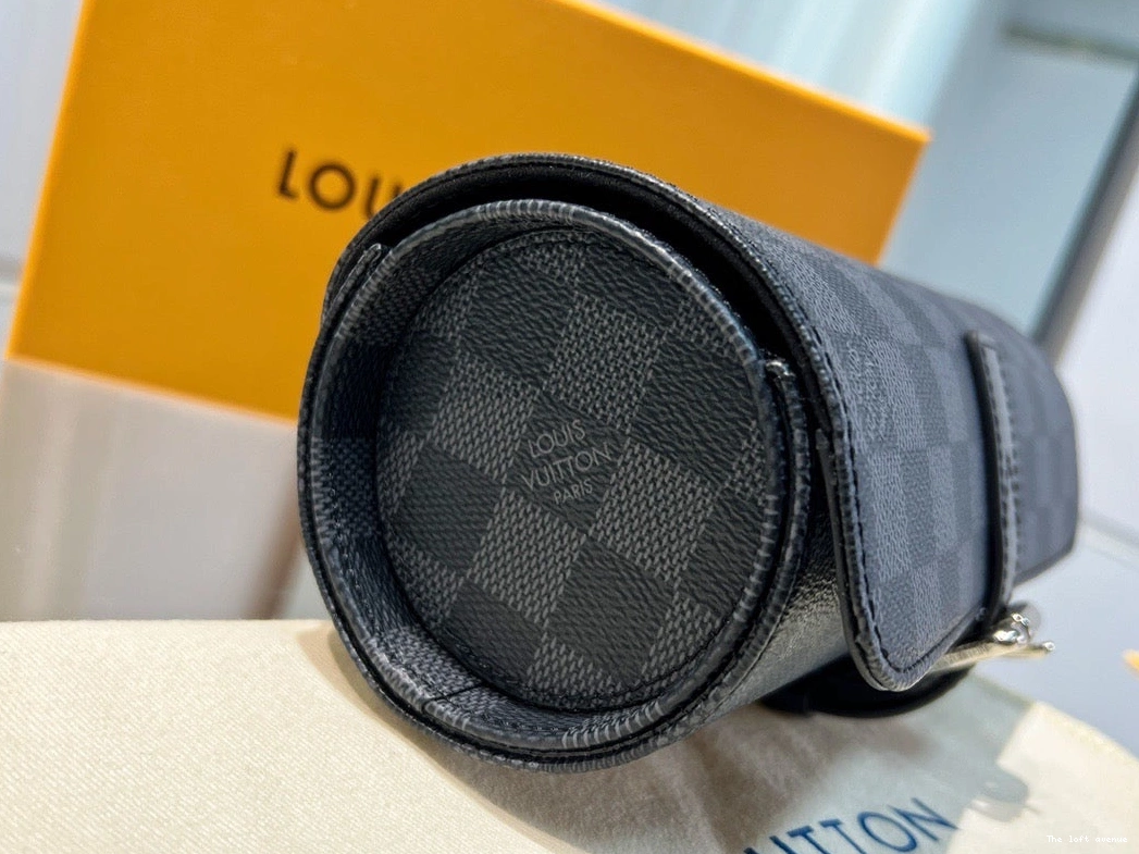 CUSTOM LV CHECKERED CASE WATCH 0822